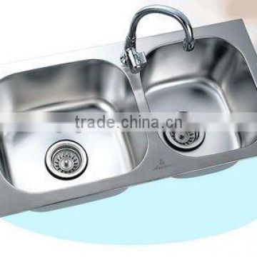 Amico Polished 304 201 Stainless Steel Kitchen Sink