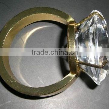 Hot selling Vintage style crystal napkin ring button