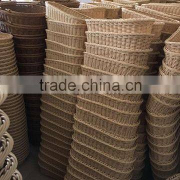 Hot Selling Wholesale High Quality Natural Handmade Decorative Cheap Wicker Bread Display Basket photo-2