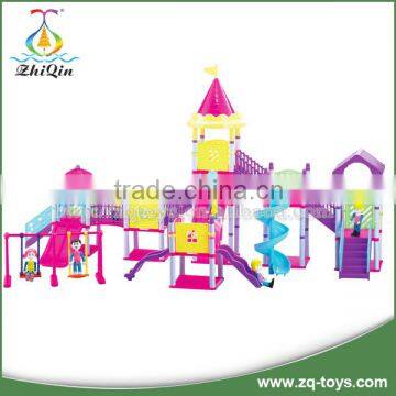 Funny indoor amusement park building block playground slide