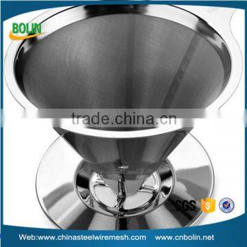 New Products 304 Stainless Steel Pour Over Cone Coffee Filter/Coffee Dripper photo-3
