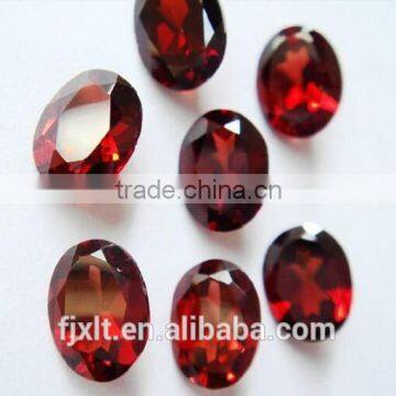 6*8mm oval rough garnet