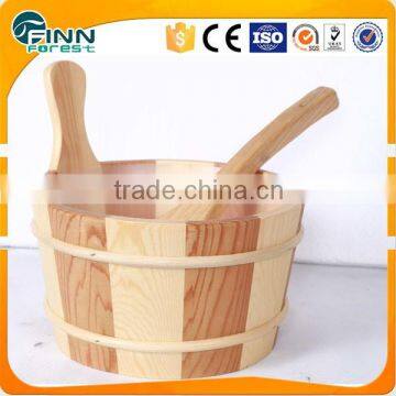 Factory sale cheap price pine & red cedar material dry steam sauna accessories wooden sauna barrel