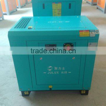 Julux 7.5kw 10hp 12.5 Bar Cheap Electric Motor Oil Less Manufacturer High Pressure Rotary Screw Air Compressor photo-2