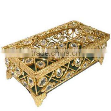 2015 decorative arabic metal tissue box holder L853-2