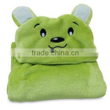 Variety Styles Fabric Cartoon Pattern Baby Bathrobe With Hood