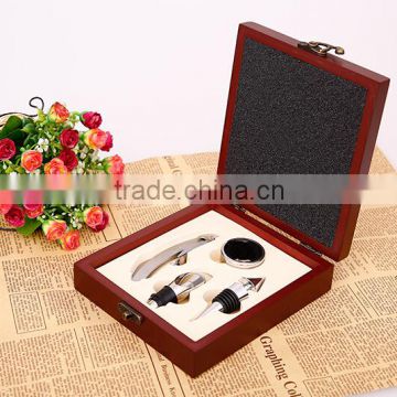 Wine set of stainless steel electric wine opener and wine pourer, wine accessories set, wine tools set case