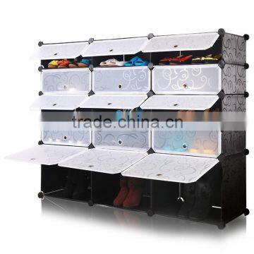 modern plastic magic clear shoe interlocking storage cubes