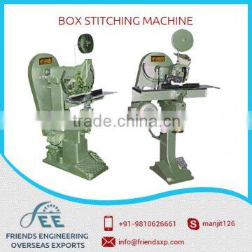 Corrugated Box Stitching Machine Used For Last And Final Operation In Box Making