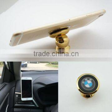 Cheap China Gold 360 Degree Rotate Sticky Stand Magnetic Car Phone Mount photo-6