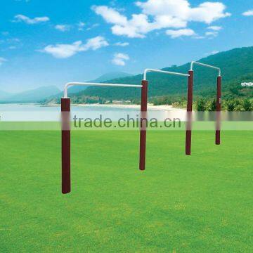 Can be customized outdoor fitness triple horizontal bar gymnastic