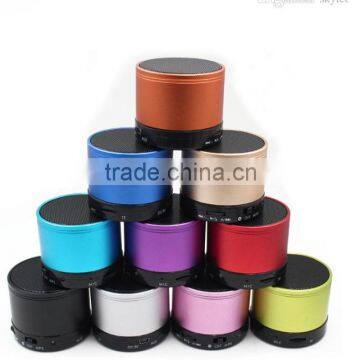 High quality s10 bluetooth speaker Portable Wireless S10 Mini Bluetooth Speaker with TF Card Slot and Handsfree