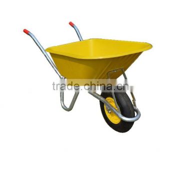 WB6414 large plastic bucket aluminum wheelbarrow