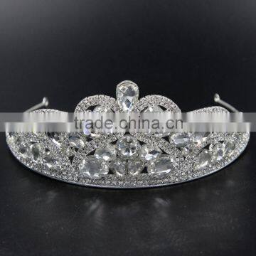 New arrival rhinestone wedding bridal hair crown for charm Girls