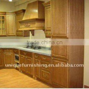 Modern solid wood kitchen cabinet for sale