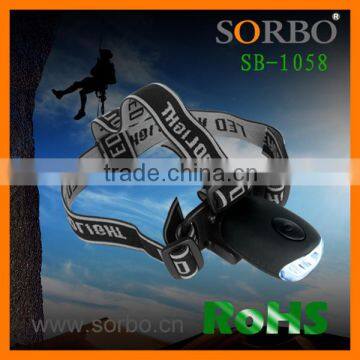 outdoor led beam moving rechargeable hunting camping headlight head torch light