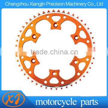 CNC Machined Motorcycle 48T-520 AL 7075 T6 Rear Sprocket With your logo lasered