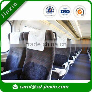 Disposable Airplane/Airline/High Speed/Chair/Bus Headrest Cover of Raw Matieral PP Spunbond Non Woven Fabric China Supplier