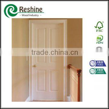 White color interior door wooden room door