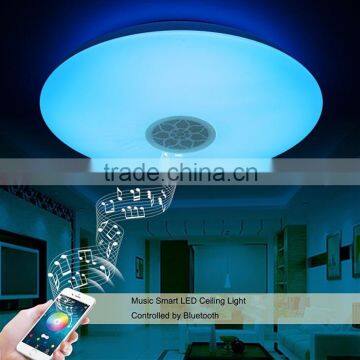 Dimmable 42W LED Ceiling Light With Built-in Bluetooth Speaker Brightness Music Lamp 1760LM AC220V APP Control Quality Choice photo-2