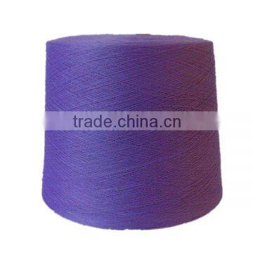 high-tenacity recycled dope dyed ring spun polyester yarn