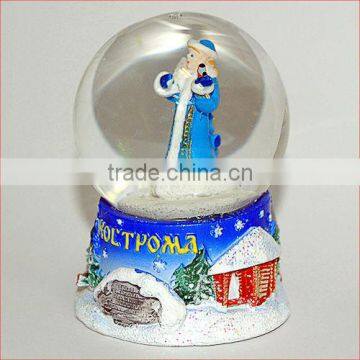 cheap 45mm customize Snow globe supplier for souvenir Russia