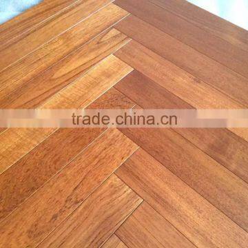 Burma Teak engineered wood floor Herrinbone 90