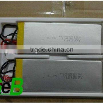 li polymer battery 3.7v 10ah 9059159 for electric bike battery