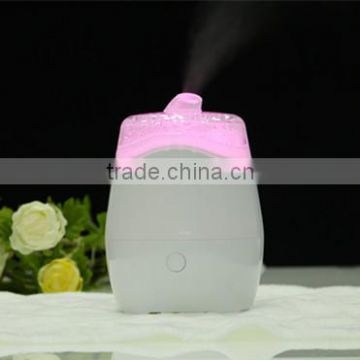 Soft pink portable ultrasonic aroma oil diffuser cheap sample