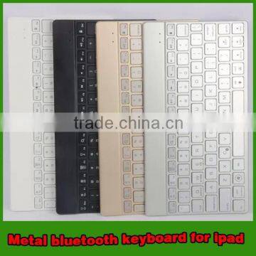 Hot selling metal aluminum bluetooth keyboard