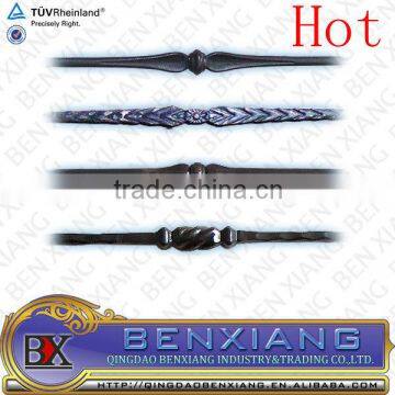 Decorative wrought iron fence pickets balusters