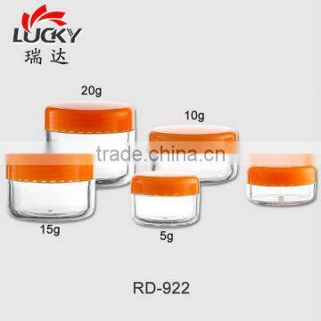 Empty Plastic Cosmetic face cream Jar RD-922