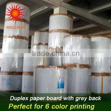 Two Sides Coated Card Board Grey Back/agarwal Duplex Board