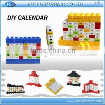 2016 DIY Building Block Calendar