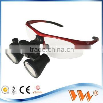 2 years warranty 3W Led headlight magnifying glasses dental loupes for sale