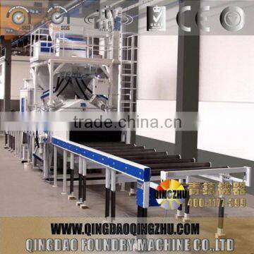 Best quality durable square steel pipe sandblasting machine