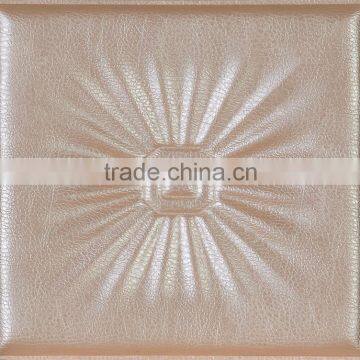 China Factory High Quality 3D Leather Wall Panels For Interior Decoration photo-6