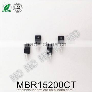 Original MBR15200CT Schottky barrier rectifier diode 15A 200V TO-220