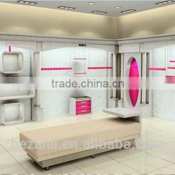 Custom Commercial Metal Cosmetic Stand,Cosmetic Display Racks for shop display