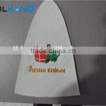 2015 Cheap Wool Felt Sauna Hat Embroidery Sauna Hat photo-5