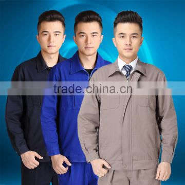 cotton wholesale uniform navy blue work jacket