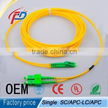 2 cores duplex SC/aps-LC/aps fiber optic patch cable in communication