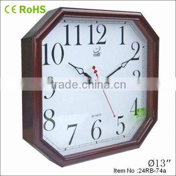 Hot Item Quartz Wood Advertisement Wall Clock antique clock