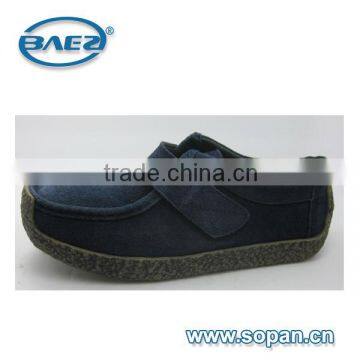 FASHION LADY CASUAL SHOE WITH COW SUEDE LEATHER UPPER