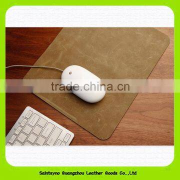 OEM custom Logo leather promotion mouse pad 15010