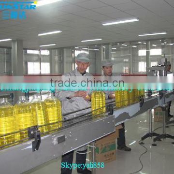 Automatic linear type edible oil filling machine for olive cooking sunflower oil in bottle barrel or jar can