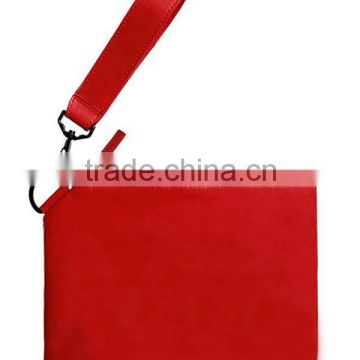 PU clutch bag with handle