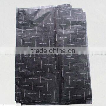 victoria secret black color tissue paper with white logo printing gift wrapping paper