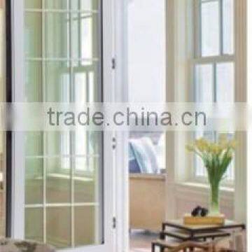 55 series thermal break aluminum frame toughten glass swing door