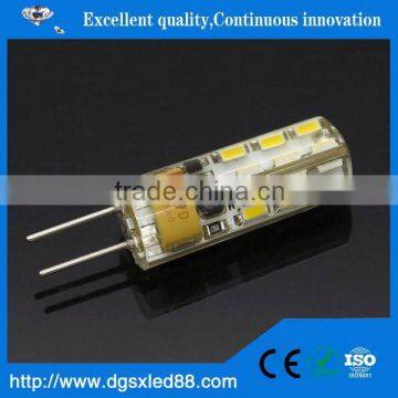 2015 High Quality 24pcs SMD2835 2800-6500K 3W led corn bulb lamp AC220V AC/DC12V 360degree 160lm G4 led bulb